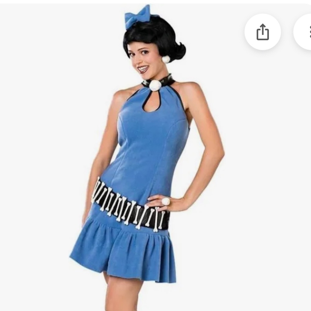 The Flintstones Betty Rubble Costume. New in bag size a